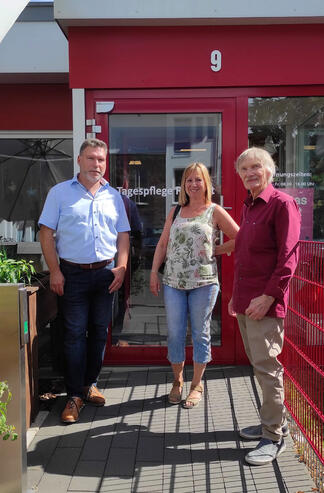 Mike Meisel besucht Senioreneinrichtung der Caritas